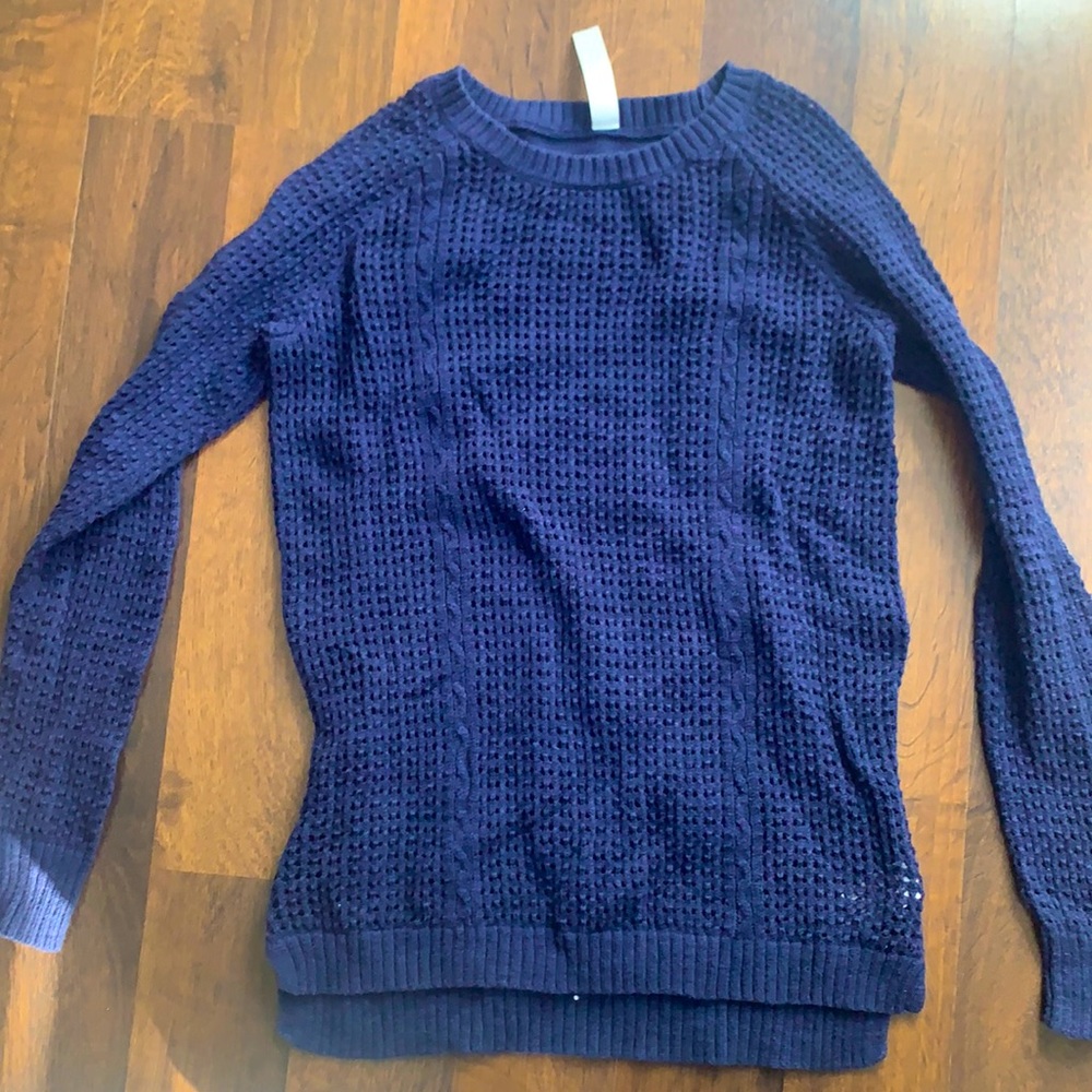 blue sweater